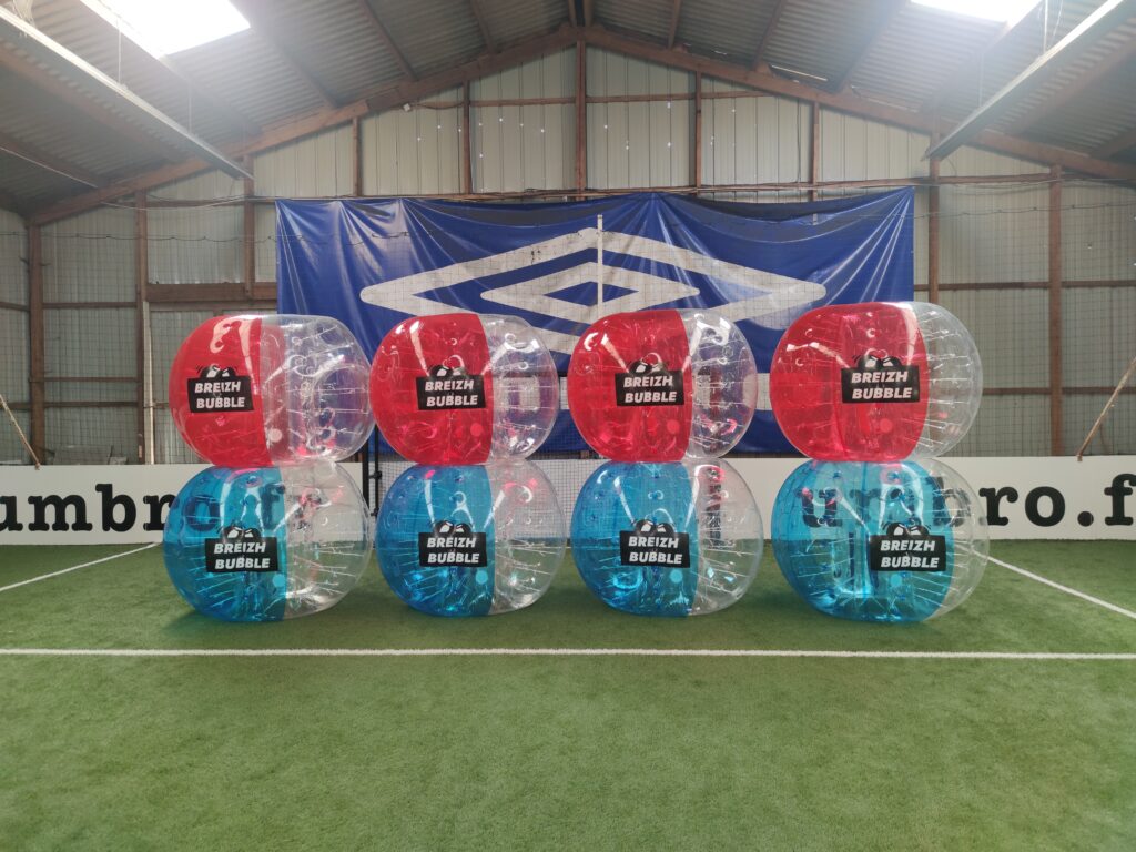 Bulles Breizh Bubble rouges et bleues